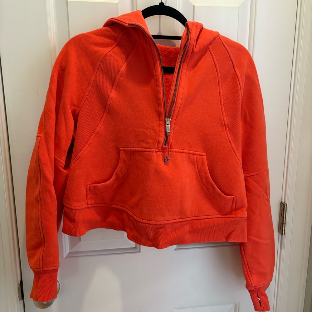 Lululemon Scuba Cropped Half-Zip Hoodie
